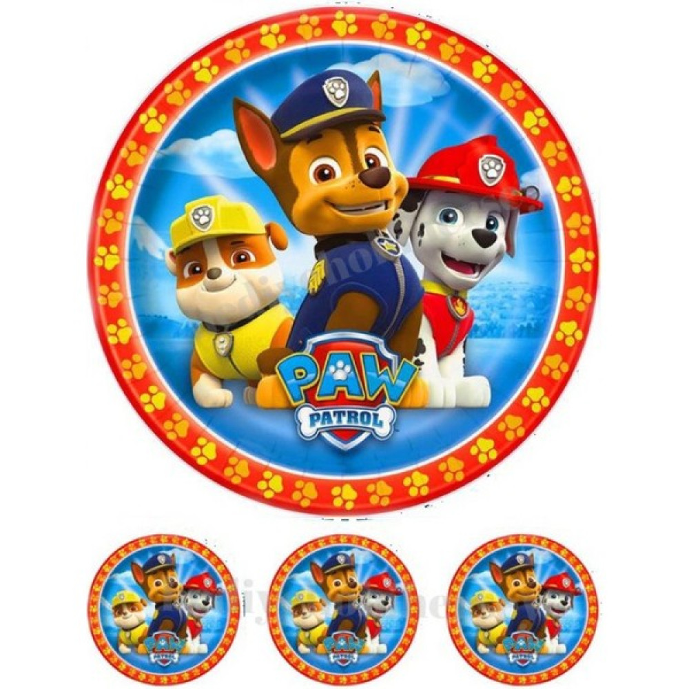 Hediye Hobi Herşey Hediyehobihersey Yenilebilir Kağıt Pasta Resmi Kurabiye Baskısı Pirinç Kağıdı Paw Patrol Pasta Kurabiye Baskısı Kek Kalıpları Fiyatı