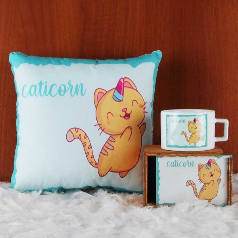 Hediye Kanalı Kedi Puf Yastık Kedi Kutulu Kupa Hediye Seti Hediyelik Eşya Fiyatı