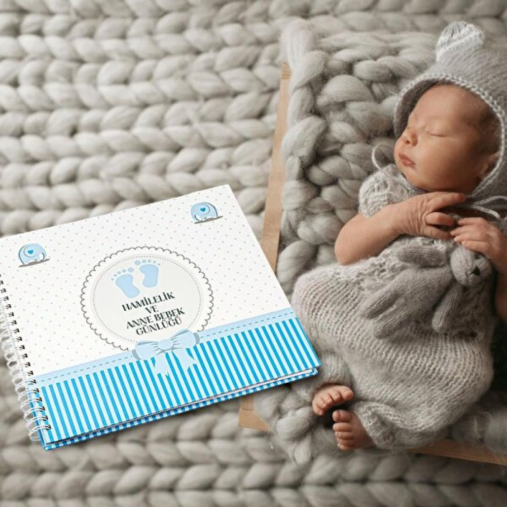 Hediye Kesesi Hamilelik ve Anne Bebek Günlüğü Mavi - Anı Defteri 20X23 cm - Renkli - 30 cm Resim & Fotoğraf Çerçevesi Fiyatı