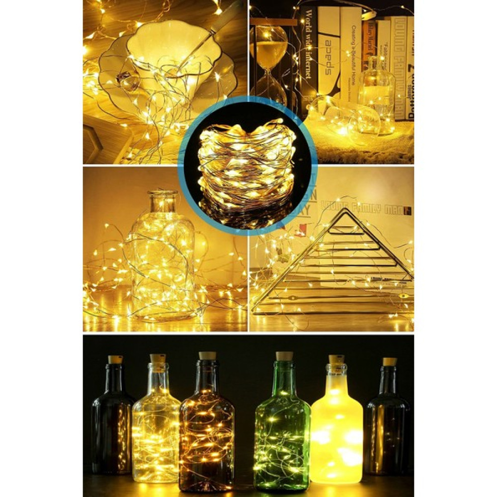 Hediye Ofisi 3 Metre Pilli LED Şerit + 14 Mini Mandal Led Aydınlatmalar Fiyatı