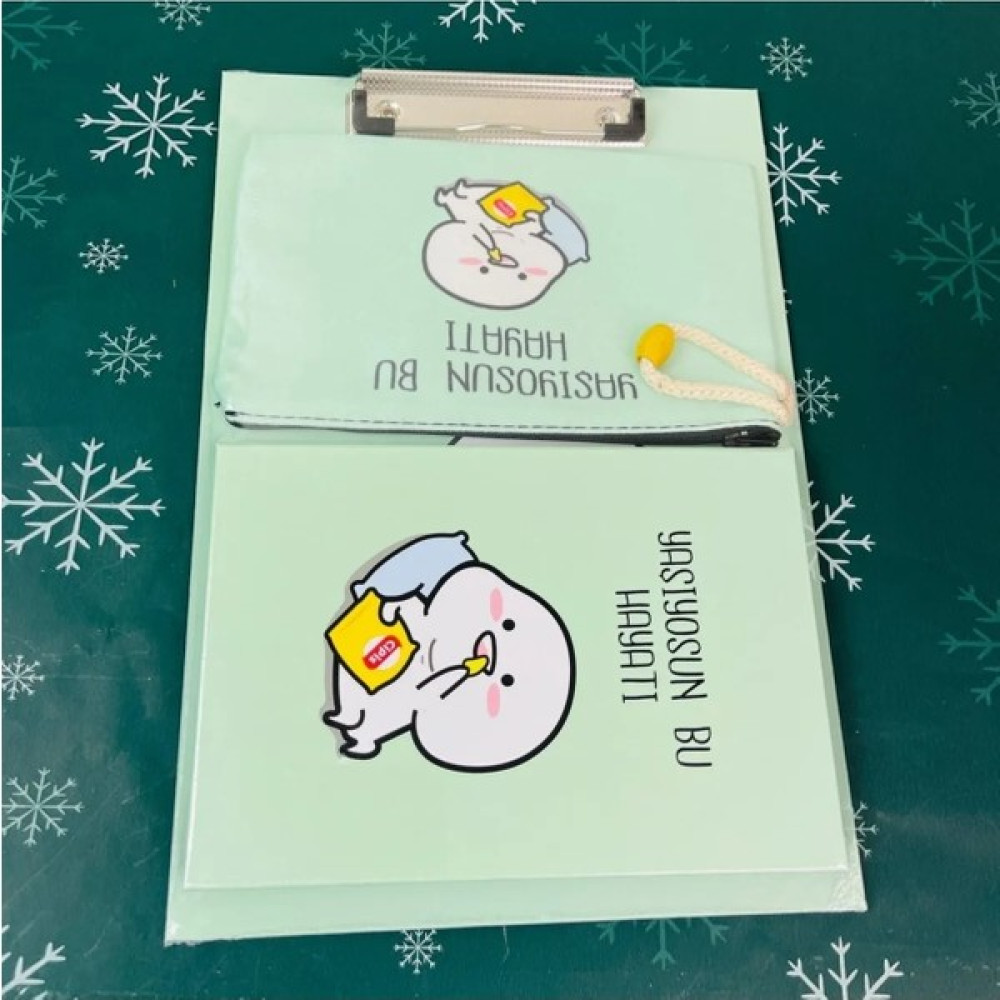 Hediye Ofisi 3lü Set Yaşıyosun Bu Hayatı Sekreterlik Defter Kalemlik Hediye Seti Not Defteri & Bloknot Fiyatı