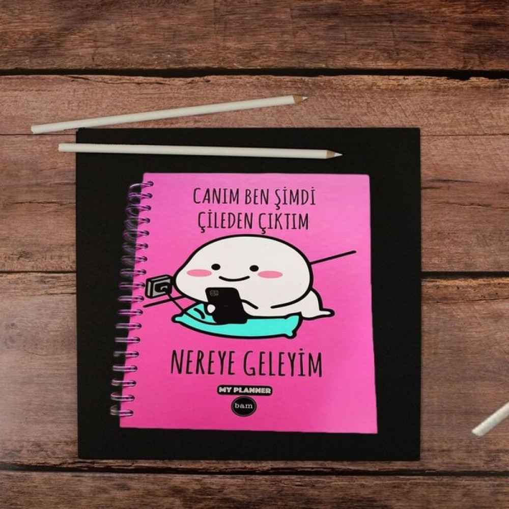 Hediye Ofisi Canım Ben Şimdi Çileden Çıktım Nereye Geleyim Konuşan Ajanda Akademik Ajanda Yıllık Planlayıcı Ajanda Fiyatı