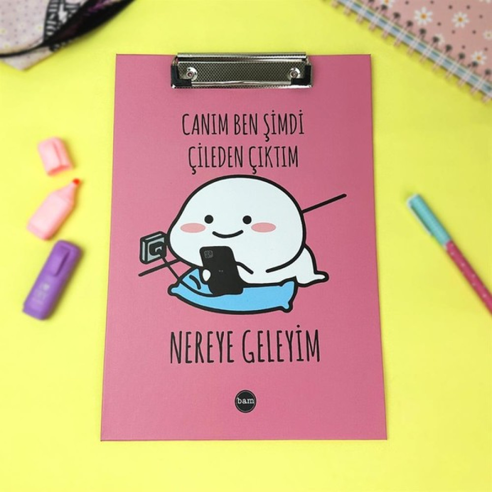 Hediye Ofisi Canım Ben Şimdi Çileden Çıktım Tasarımlı Sekreterlik Sekreterlik Fiyatı