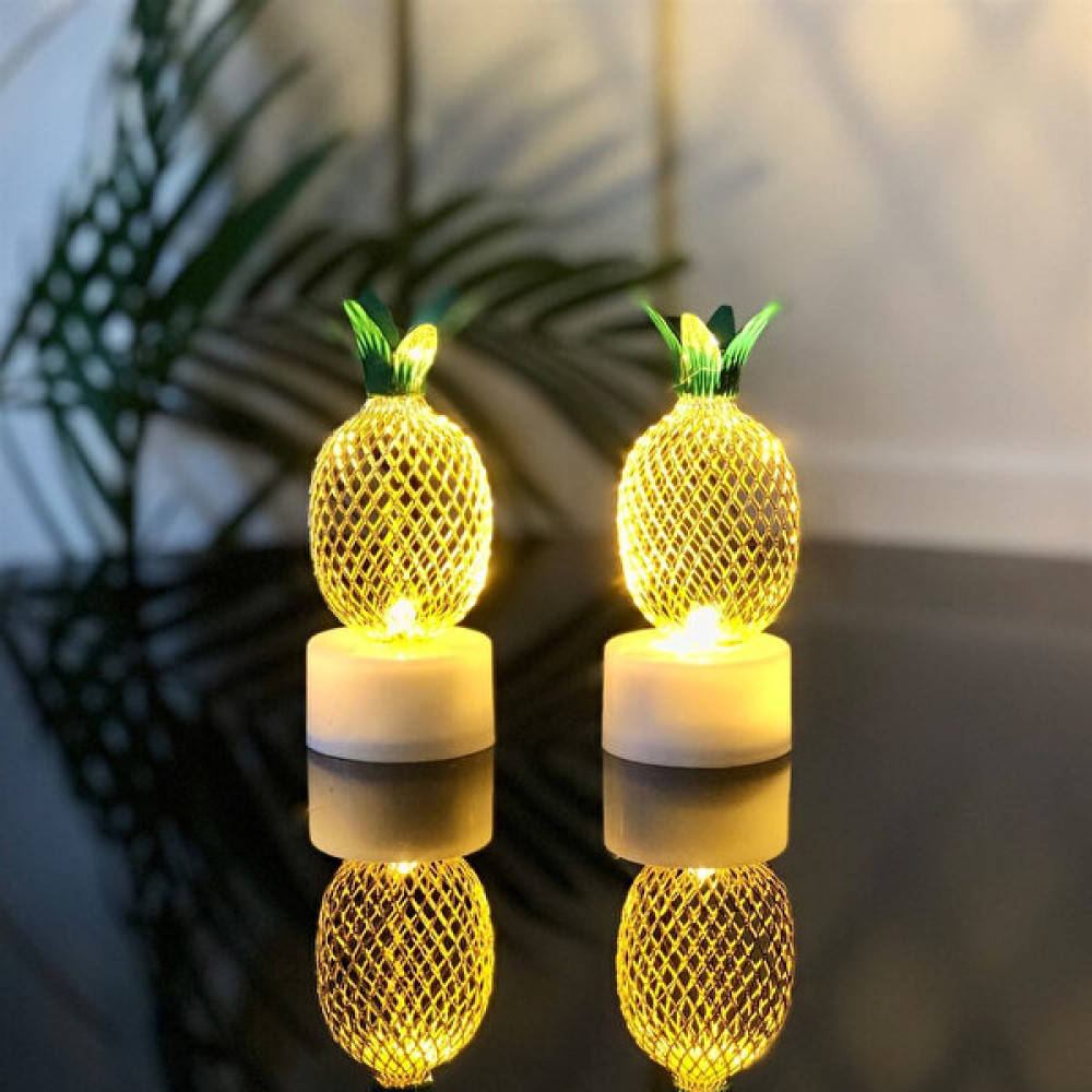 Hediye Ofisi Mini Ananas Gece Lambası 3'lü - Sarı Gece Lambası Fiyatı