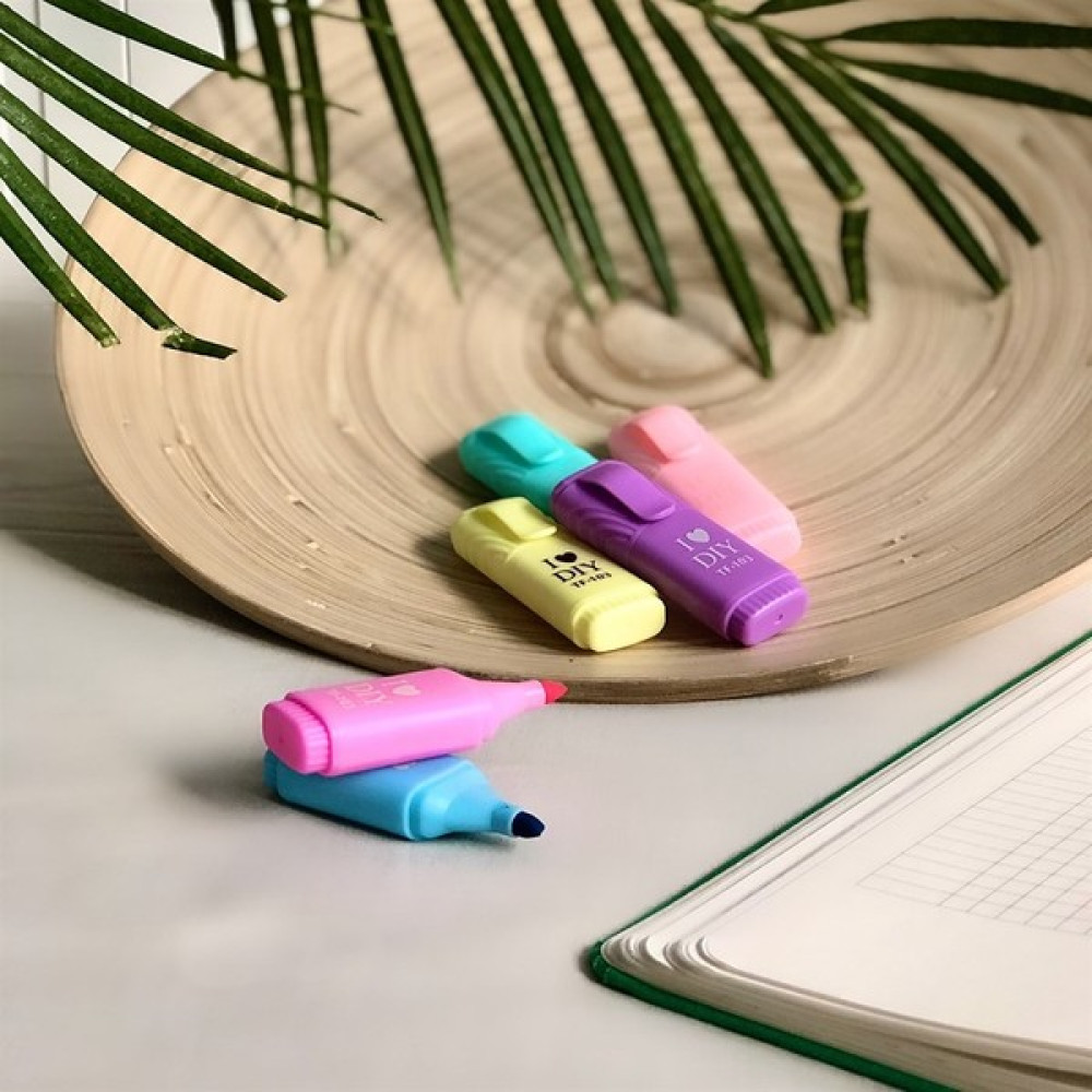 Hediye Ofisi Mini Fosforlu Kalem 6'lı Öğrenci Işaretleme Kalemi - Pastel Renkler HO0184 H011A Fosforlu Kalem Fiyatı