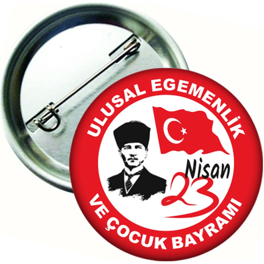 Hediye Panayırı 20 Adet - 23 Nisan Öğrenci Rozeti Rozet Fiyatı