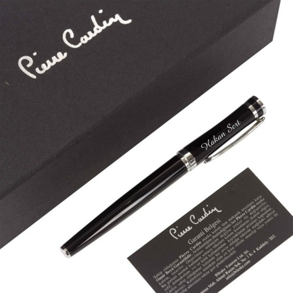 Hediye Rengi Isme Özel Pierre Cardin Roller Imza Kalemi Siyah P143 Jel Mürekkepli (Roller) Kalem Fiyatı