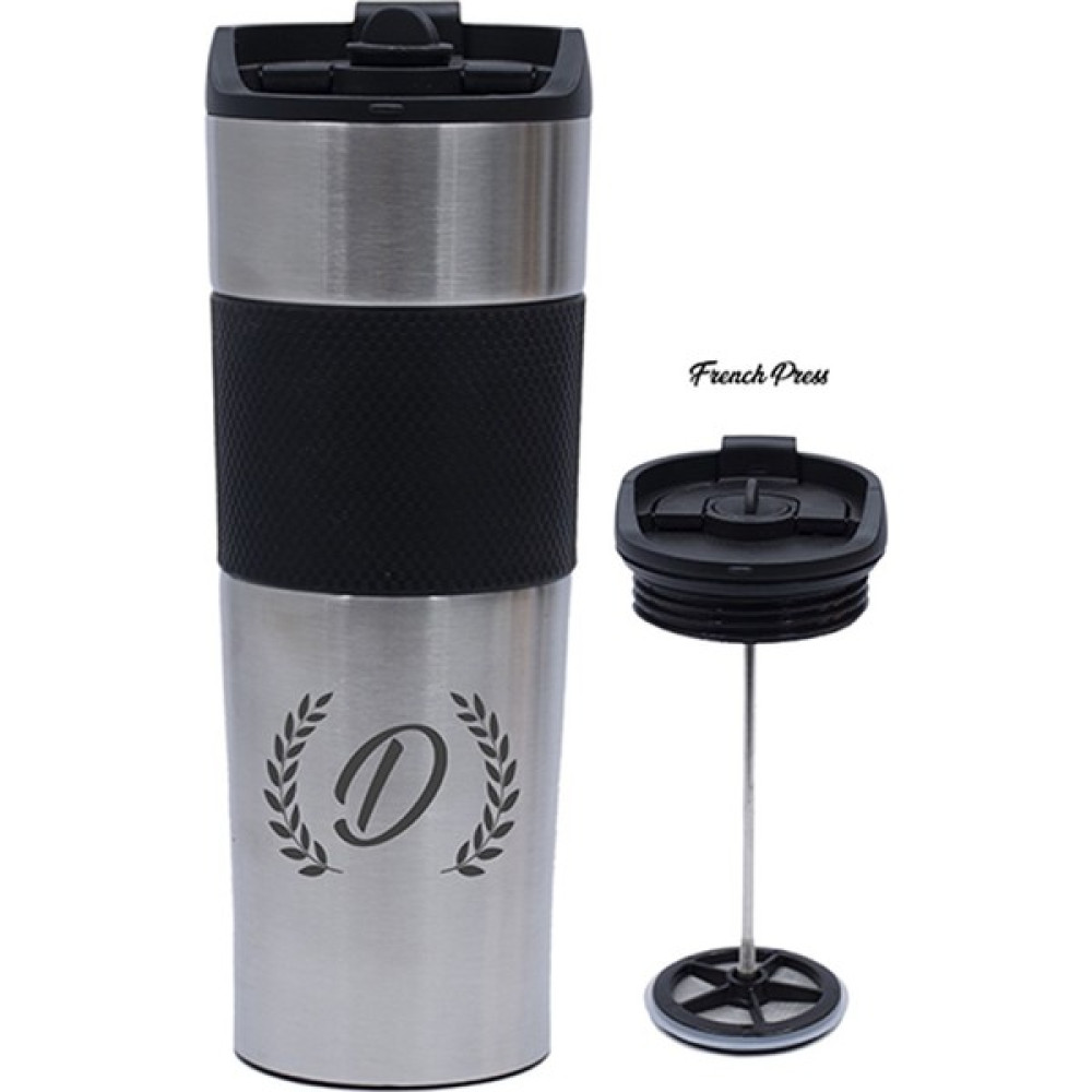 Hediye Rengi Isme Özel Premium French Press Çelik Termos 450 ml M2 Kamp Mutfağı Fiyatı