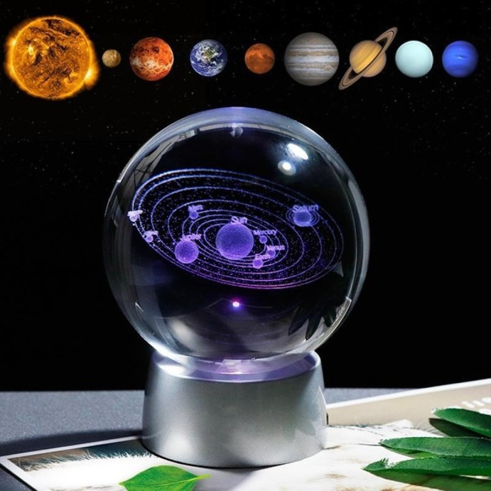 Hediye Sahibi Işıklı Kristal Cam Küre Samanyolu LED Lamba Hediyelik Eşya Fiyatı