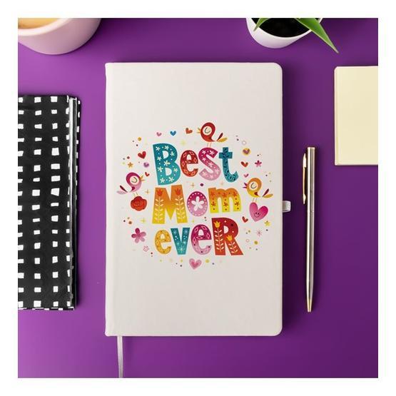 Hediye Sepeti Anneye Hediye Best Mom Ever Mottolu Not Defteri