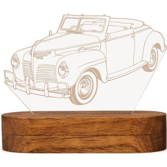 Hediye Sepeti Nostaljik Araba Tasarımlı 3d Led Lamba