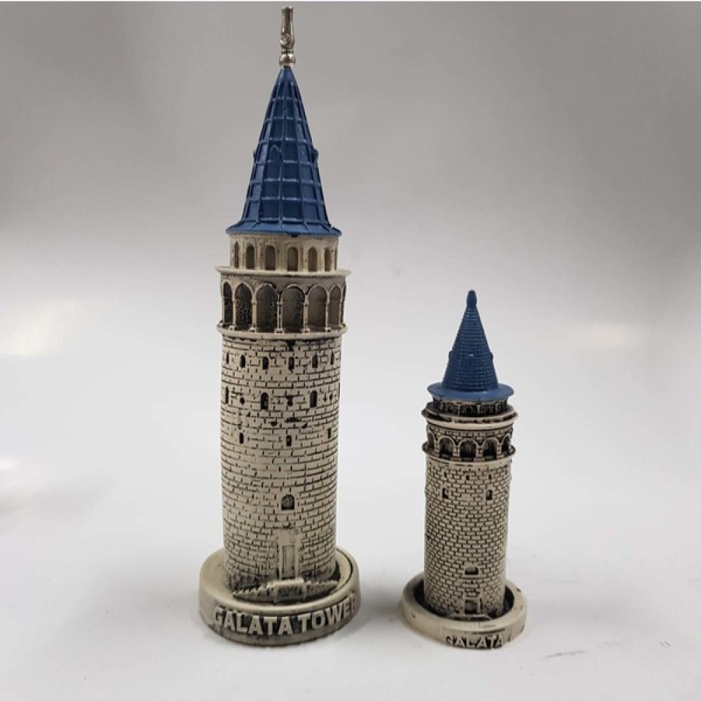 Hediye Seviyorum Galata Kuleleri 23 ve 14 cm Biblo Fiyatı