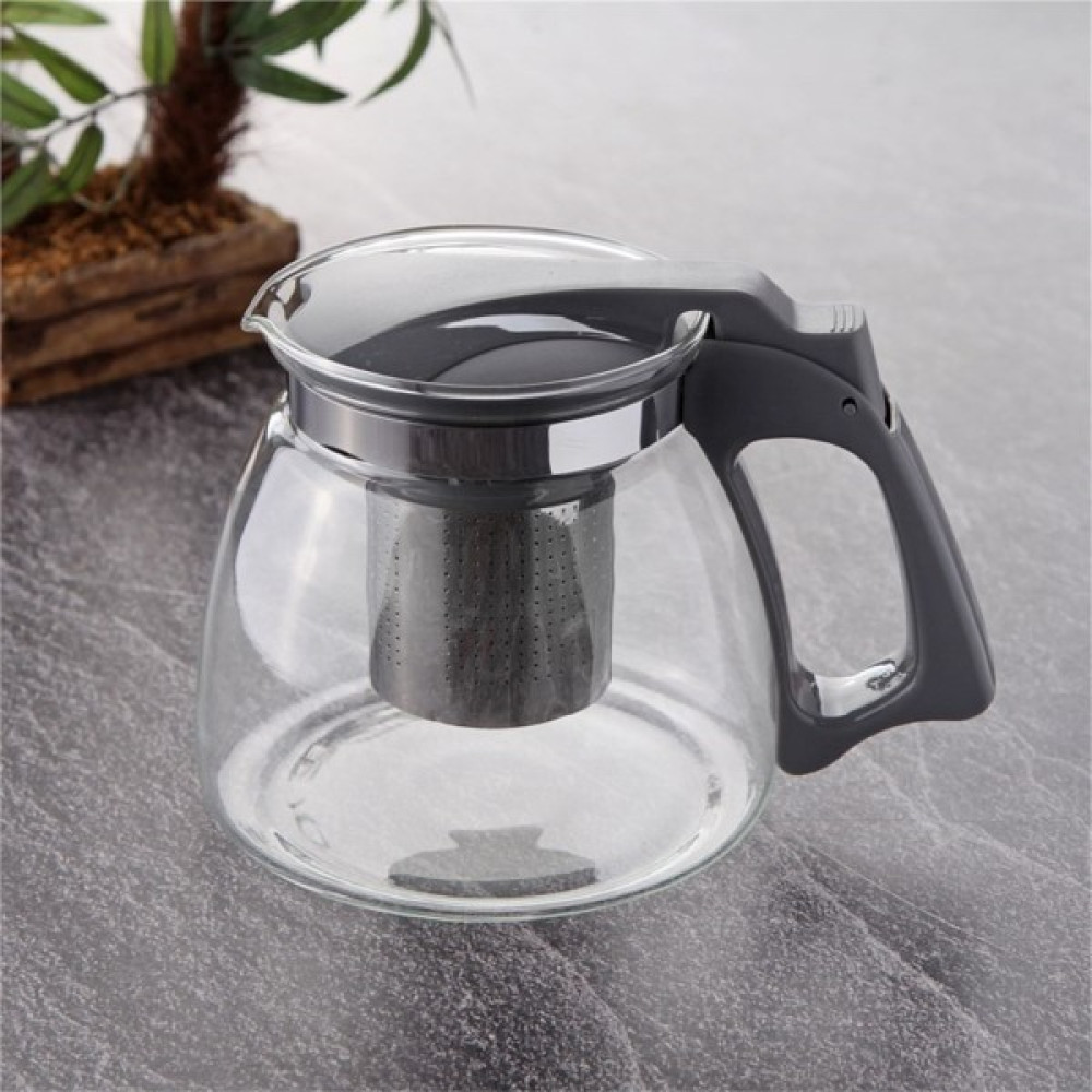 Hediye Vakti Süzgeçli Cam Demlik 900 ml Çay / Çaydanlık Setleri Fiyatı