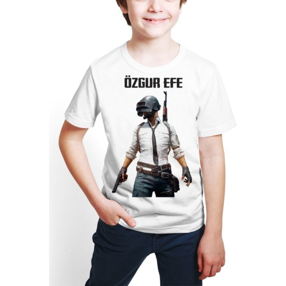 Hediyecenter Isim Yazılı Kişiye Özel Pubg Çocuk T-Shirt 01 Erkek Çocuk T-shirt Fiyatı