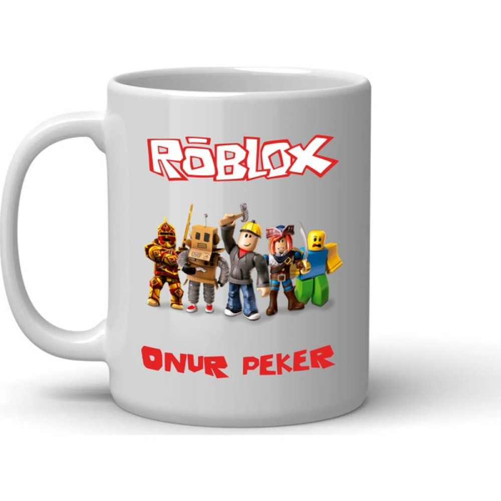 Hediyecenter Kişiye Özel Isimli Roblox Baskılı Kupa Bardak Fincan / Bardak / Kahve Takımı Fiyatı