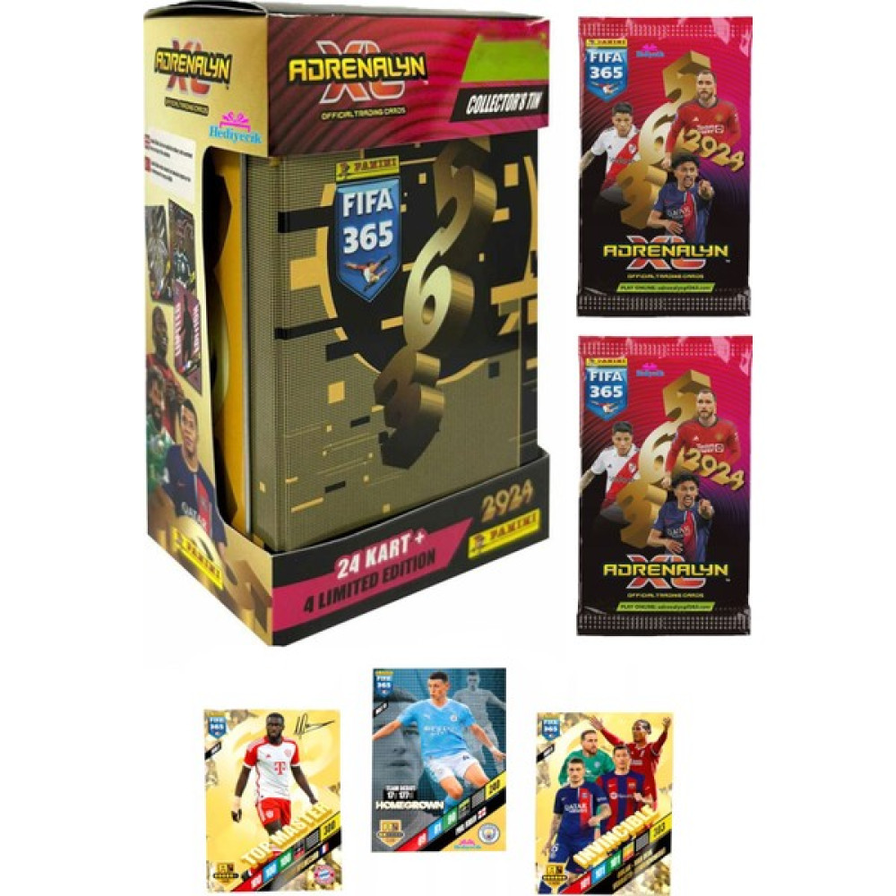 Hediyecik Fıfa 365 2024 Tcg Metal Kutu Futbolcu Kartları Oyun Takımları Fiyatı