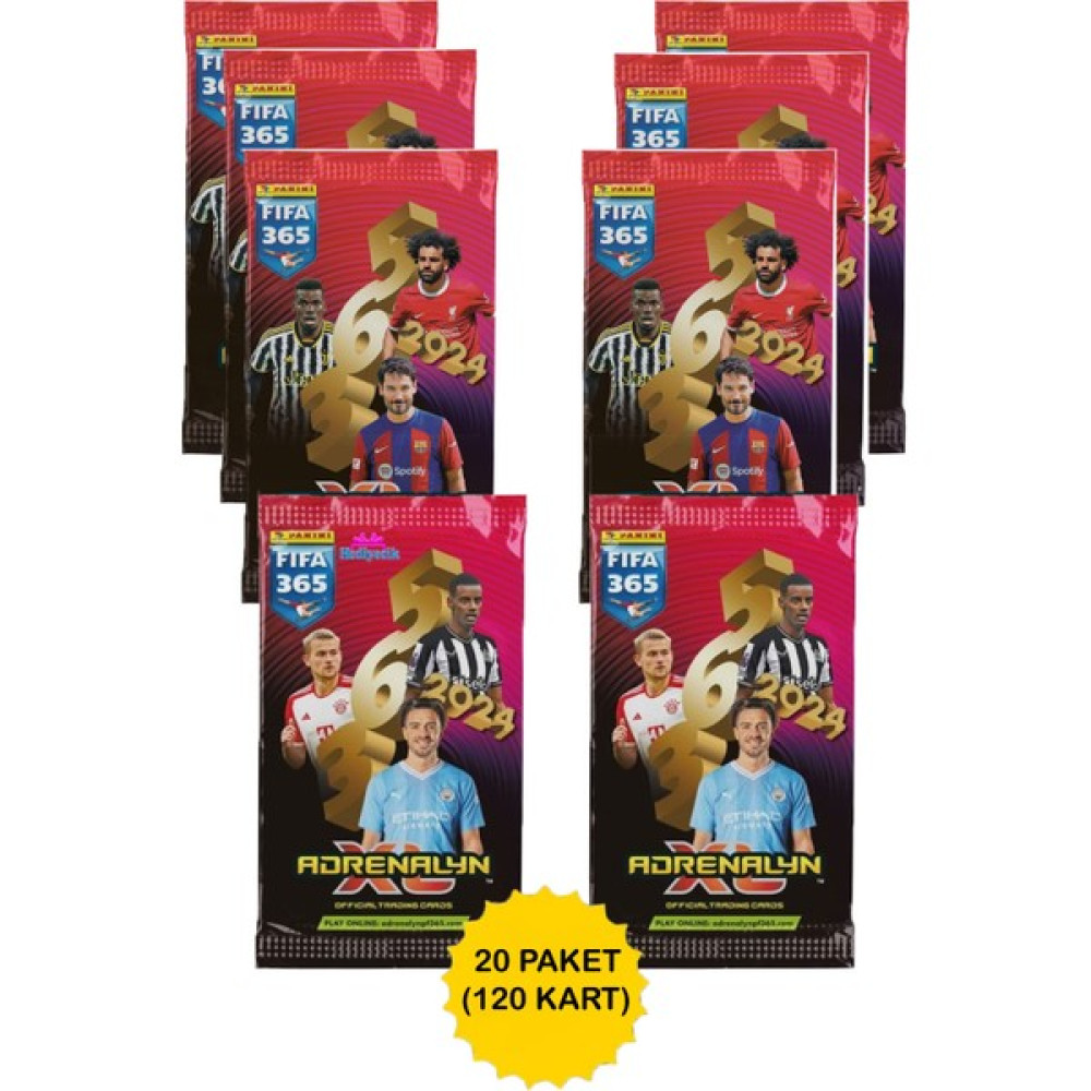 Hediyecik Fıfa 365 Adrenalyn Xl 2024 Futbolcu Kartları 20 Paket (120 Kart) Oyun Takımları Fiyatı