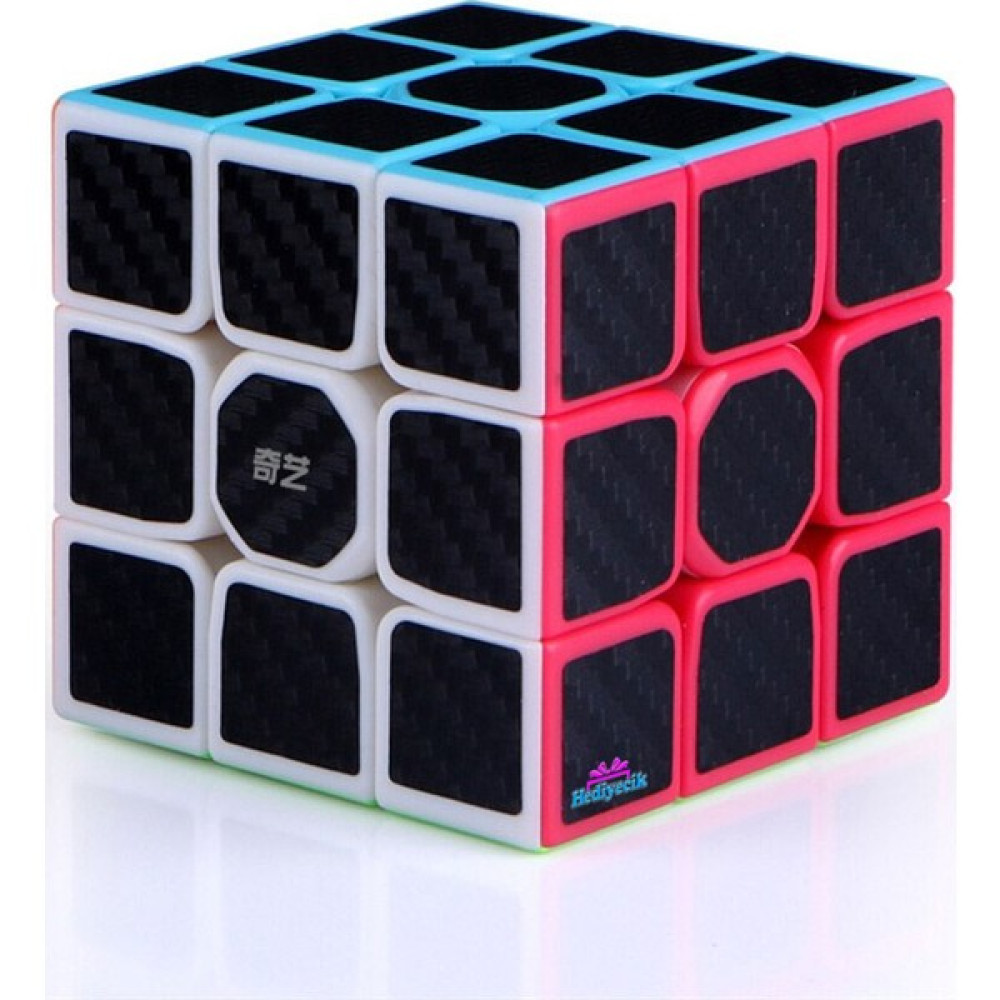 Hediyecik Qiyi Warrior S 3x3 Karbon Fiber Zeka Küpü Akıl Küpü Rübik Küp Oyun & Hobi Fiyatı