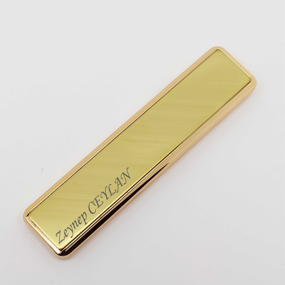 Hediyehanesi Kişiye Isme Özel Lüks USB Şarjlı Alevsiz Elektronik Çakmak - Gold Çakmak Fiyatı