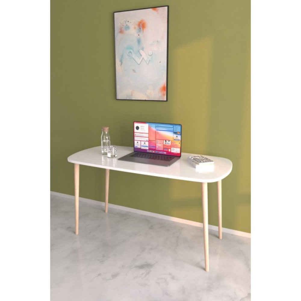 Hediyeler Kapında 120X60 cm Çalışma Masası Canadian Model Ofis Ders Masası - Beyaz Çalışma Masası Fiyatı