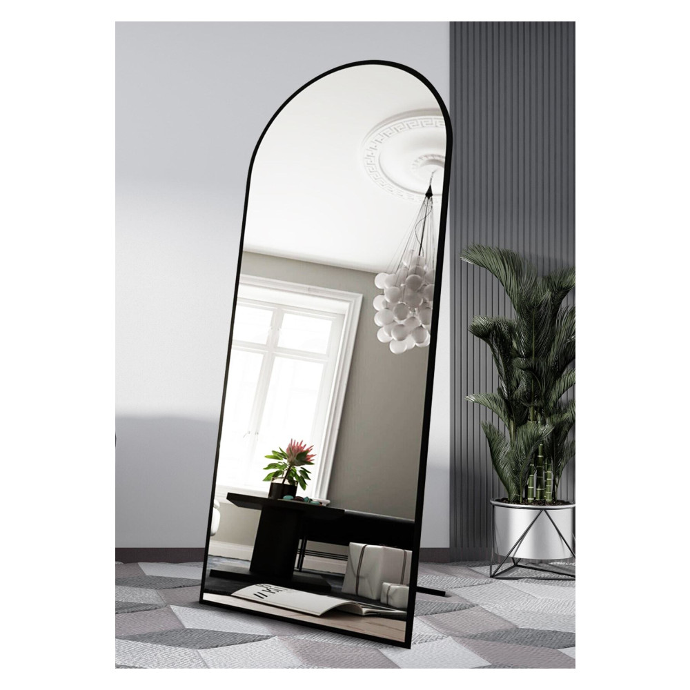 Hediyeler Kapında 180x70 Cm Siyah Metal Çerçeveli Influencer Ve Ayaklı Boy Aynası Ayna Fiyatı