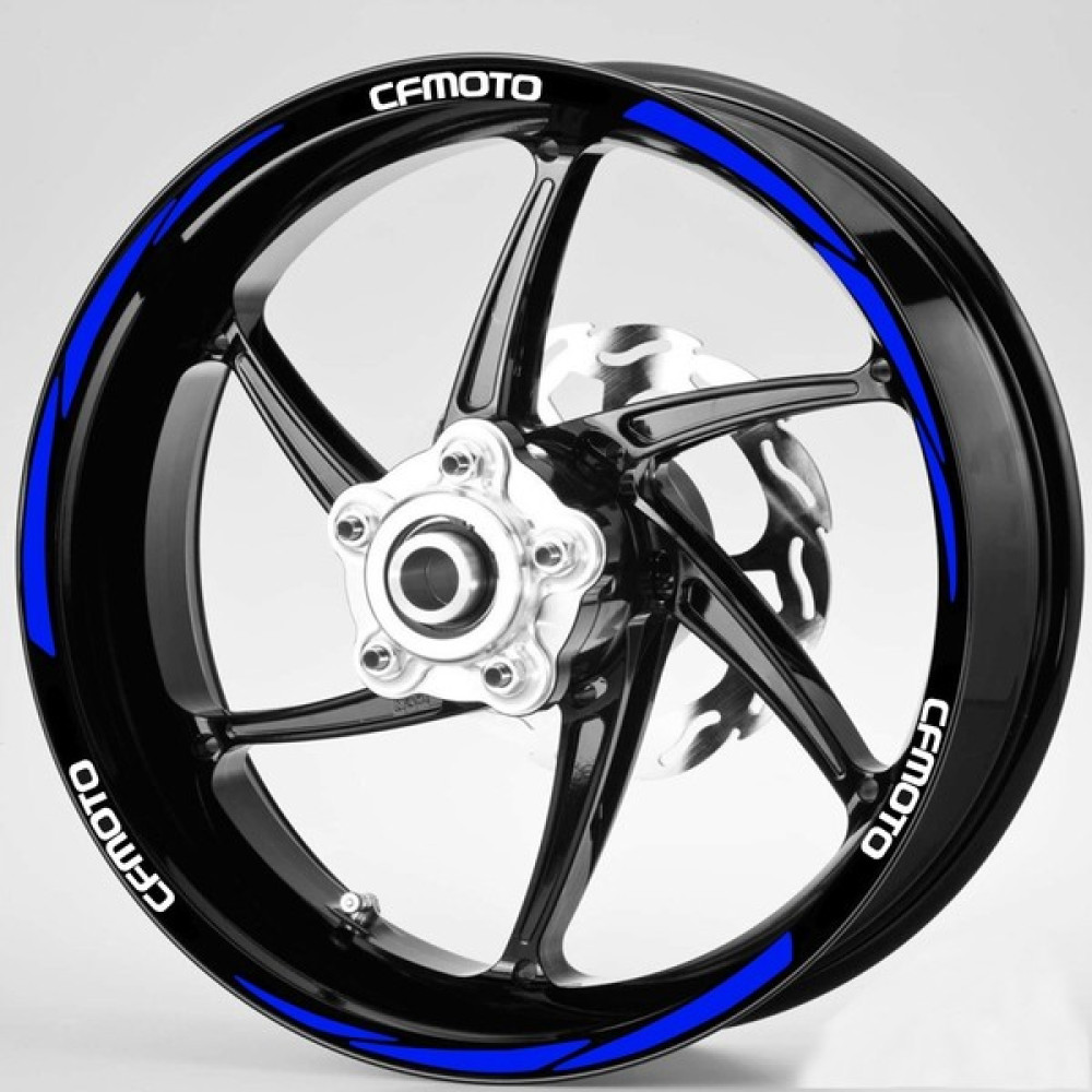 Hediyelikevi Beyaz Cfmoto Yazılı 3 Parçalı Reflektif Mavi Jant Şeridi Oto Boyaları Fiyatı