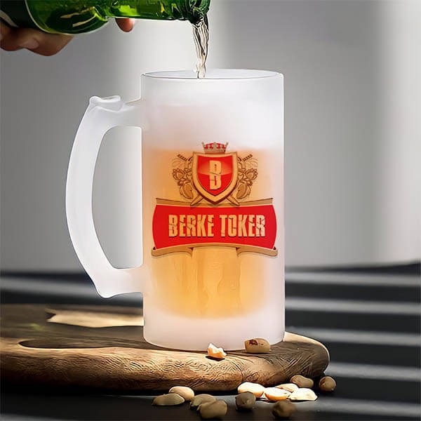 Hediyemen Isme Özel Gold Bira Bardağı Fincan / Bardak / Kahve Takımı Fiyatı