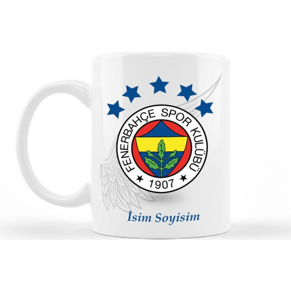 Hediyemyum Fenerbahçe Kişiye Özel İsim Baskılı Kupa Bardak Fincan / Bardak / Kahve Takımı Fiyatı