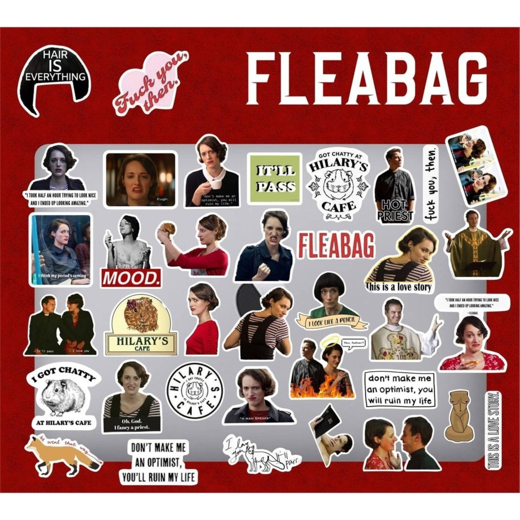 Hediyene Bak Fleabag Laptop Notebook Telefon Kılıfı Sticker Paketi Cep Telefonu Kılıfı Fiyatı