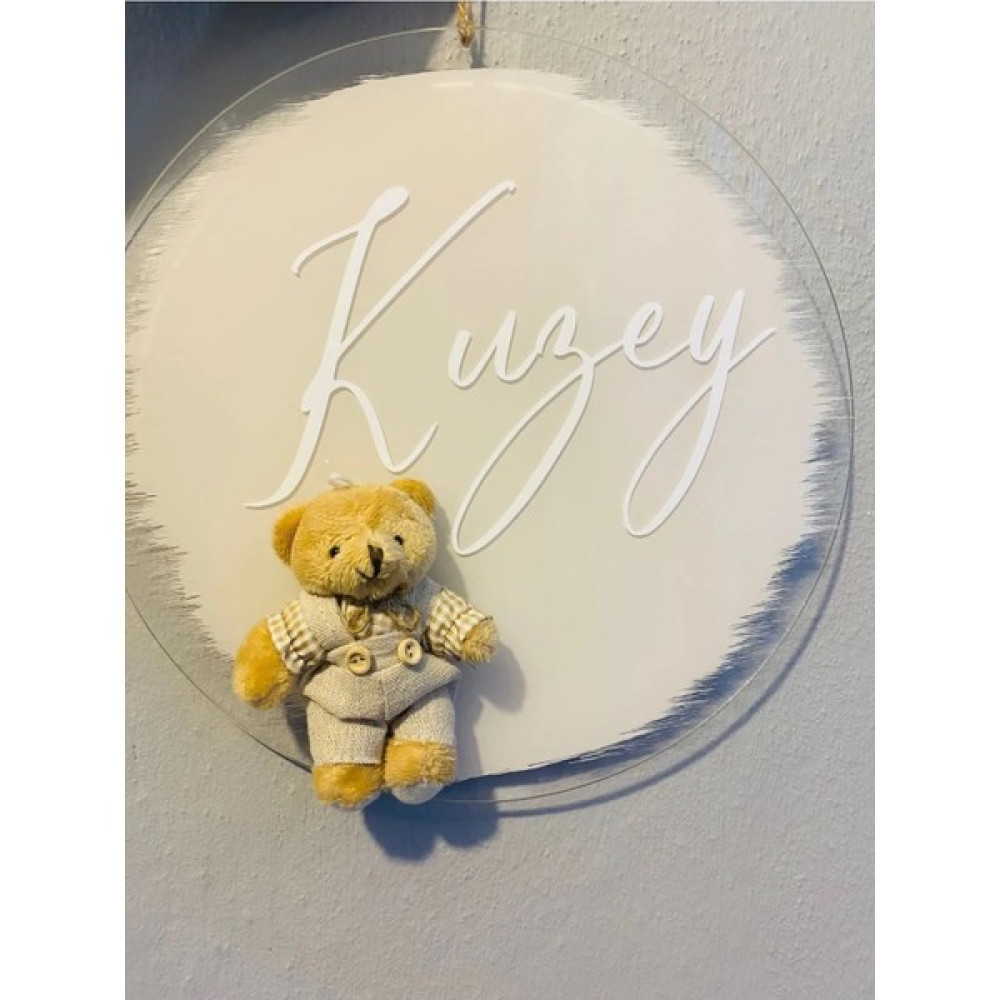 Hediyesepetin Bebek Kapı Süsü- Pileksi Ayıcıklı Kapı Süsü- Ayıcıklı Çok Renk 30 cm Oto Boyaları Fiyatı