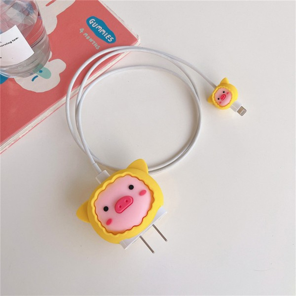 Heers Iphone Şarj Cihazı Için Sevimli Şarj Kablosu Koruyucu Kapak Şarj Veri Hattı Kablo Koruması Sevimli USB Kablo Biterleri Koruyucu (Yurt Dışından) Cep Telefonu Aksesuarı Fiyatı