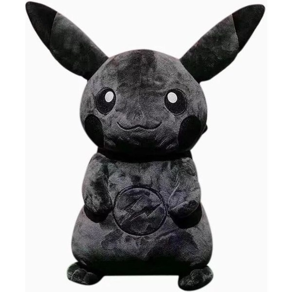 Heers Pokemon X Fragment Anime Karakter Koyu Pikachu Bebek Kawaii Pop Bebek Siyah Pikachu Yastığı Kadın (Yurt Dışından) - 50 cm Peluş Oyuncaklar Fiyatı