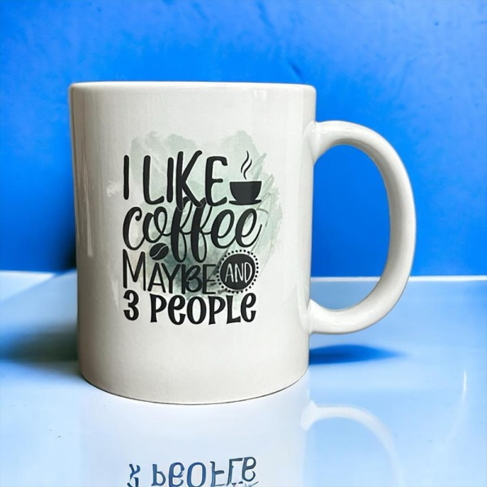 Heg Store I Liked Coffee And 3 People Yazılı Baskılı Kupa - Beyaz - 1 Adet Oto Boyaları Fiyatı