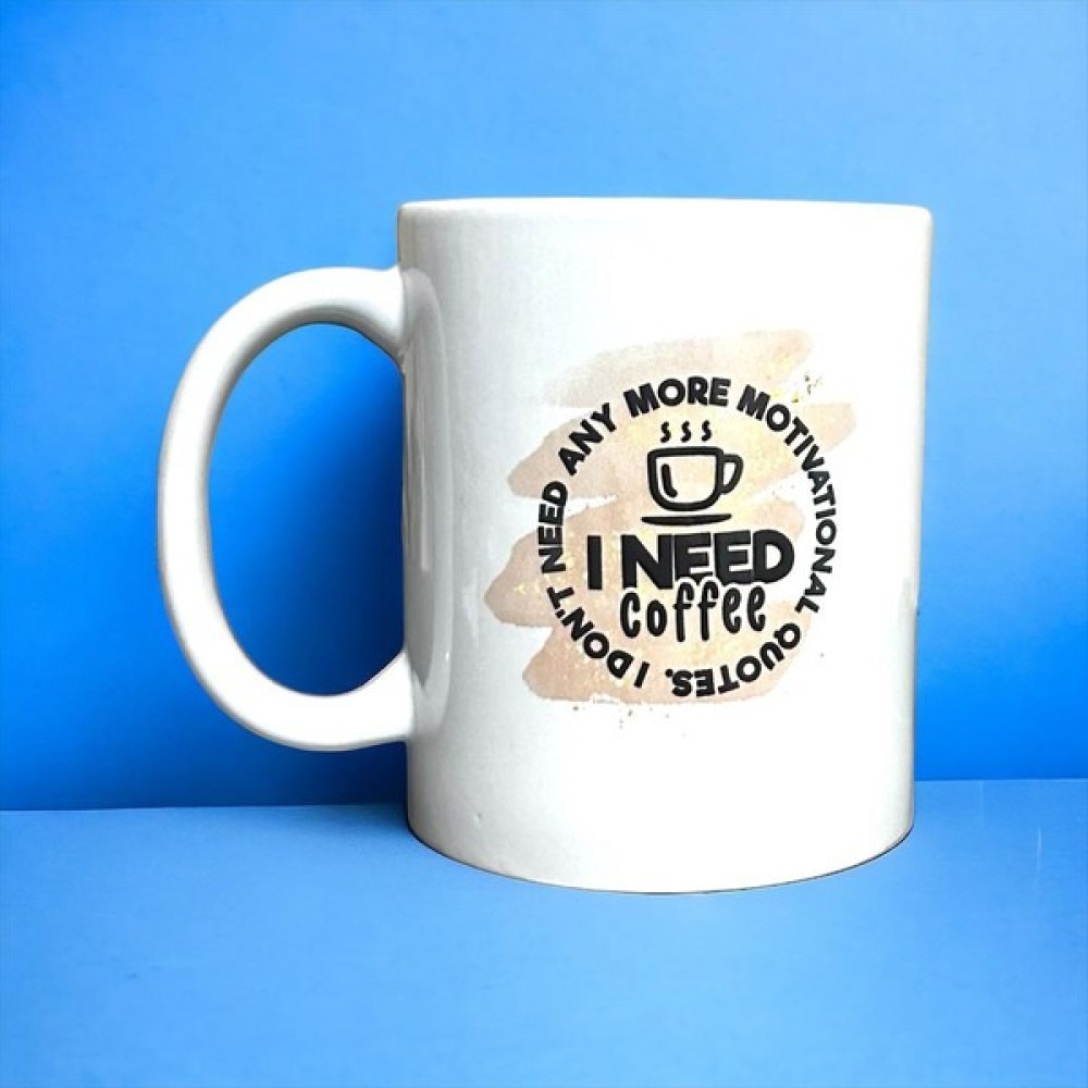 Heg Store I Need Coffee Yazılı Baskılı Kupa - Beyaz - 1 Adet Oto Boyaları Fiyatı