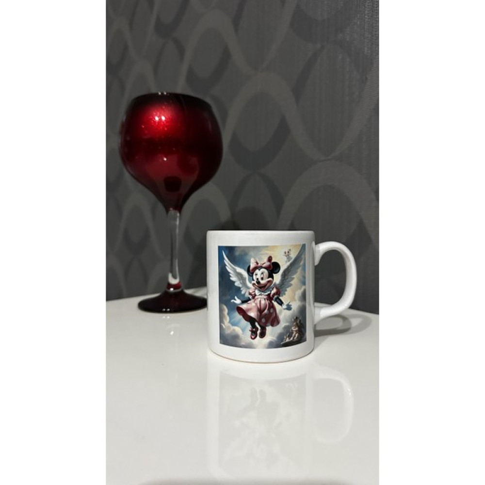 Heg Store Minnie Mouse Baskılı Kupa - Beyaz Fincan / Bardak / Kahve Takımı Fiyatı