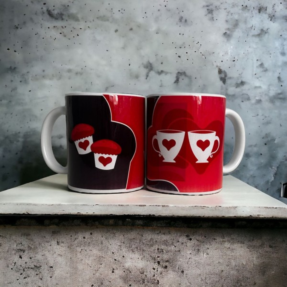 Heg Store Yazılı Baskılı Sevgililer Günü Temalı Çiftli Kupa - Beyaz Fincan / Bardak / Kahve Takımı Fiyatı
