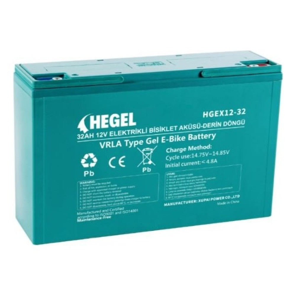 Hegel Hegel 32AH 12V Elektrikli Bisiklet Aküsü Kesintisiz Güç Kaynakları (UPS) Fiyatı