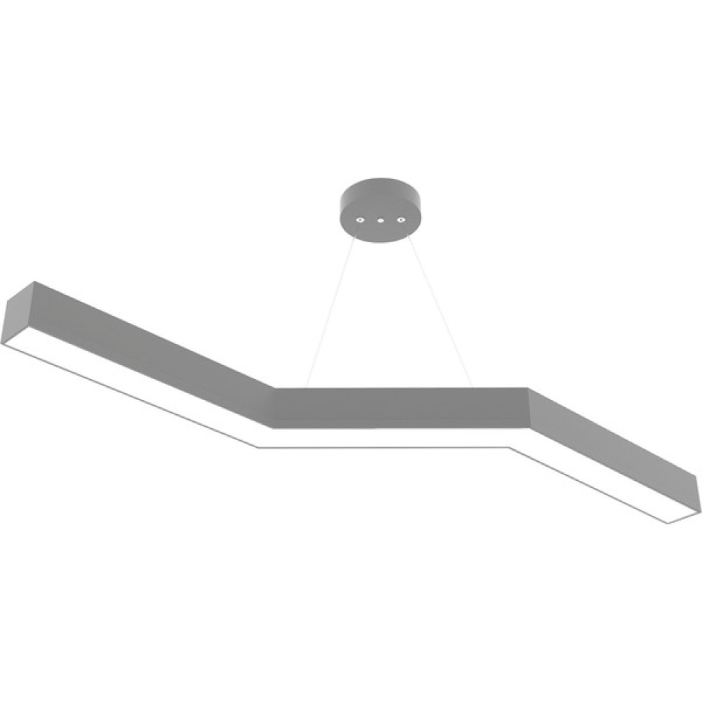 Hegza Lighting Gabbiano (Gri Kasa, Sarı Işık) Ledli Modern LED Avize - Gri - 1'li Avize Fiyatı
