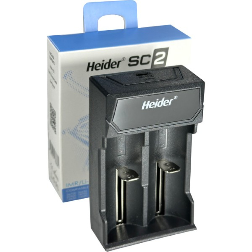 Heider Sc2 18650 - 14500 3.7V Çift Yuvalı Pil Şarj Cihazı - Ce Belgeli - Orijinal - Hızlı Şarj - 1 Şarj Cihazları & Kitler Fiyatı