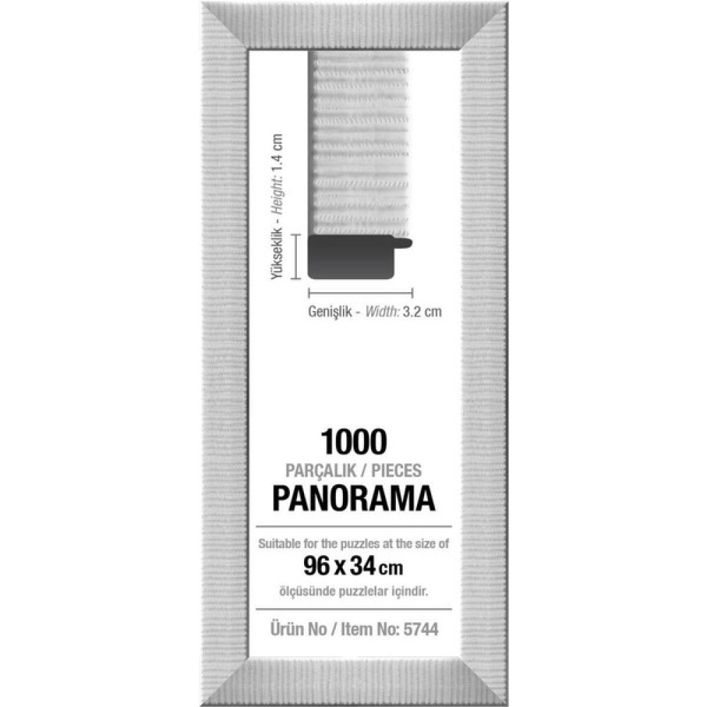Heidi 1000' Lik Panorama Beyaz 96 x 34 cm (30 Mm) Puzzle Çerçevesi - 3 Puzzle & Aksesuarları Fiyatı