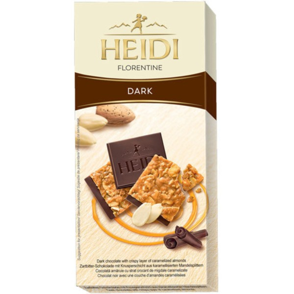 Heidi Çıtır Karamelize Badem Parçacıklı Bitter Çikolata 100 G - 100 gr Oto Boyaları Fiyatı