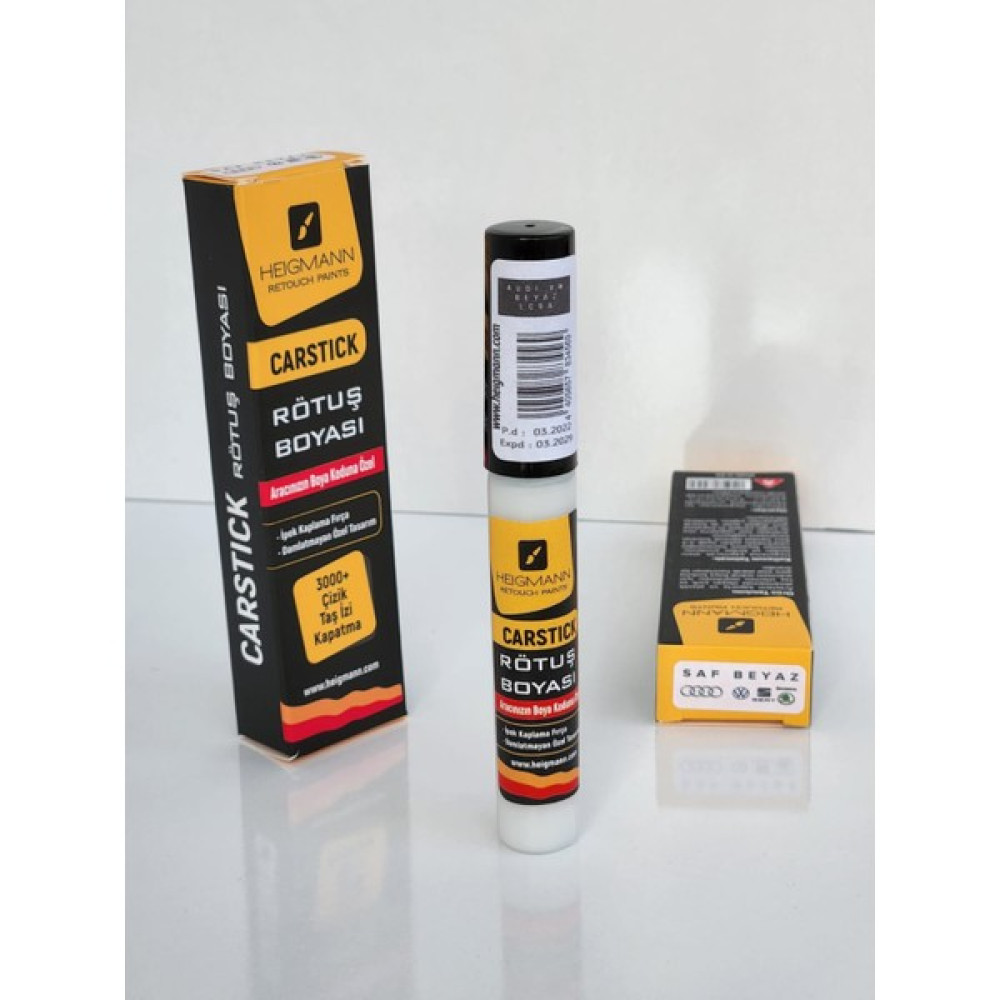 Heigmann Audi Vw Seat Safbeyaz LC9A Rötuş Boyası Rütüş Çizikboyası Oto Boyaları Fiyatı