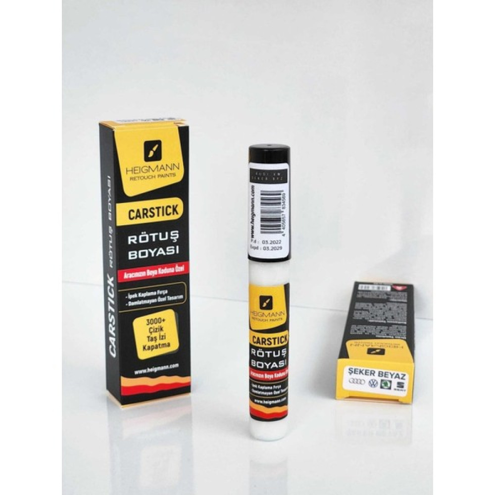 Heigmann Wolkswagen LB9A Audı Skoda Seat Şeker Beyazı Caddy Golf Polo A1 A3 Ibiza Fabia Rötuş Rütüş Çizik Boyası Oto Boyaları Fiyatı
