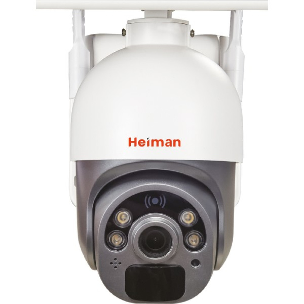 Heiman HM-460 2 Mp Solar Panelli Wi-Fi Ptz Speed Dome Güvenlik Kamerası - Beyaz Güvenlik Kameraları Fiyatı