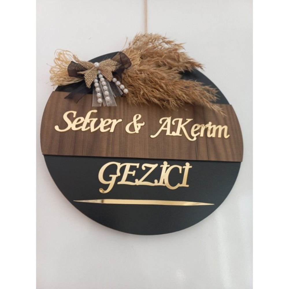 Hein Kişiye Özel Hoşgeldiniz Yazılı Aynalı Pleksi Dekoratif Dış Kapı Süsü Bebek Kapı Süsü Fiyatı