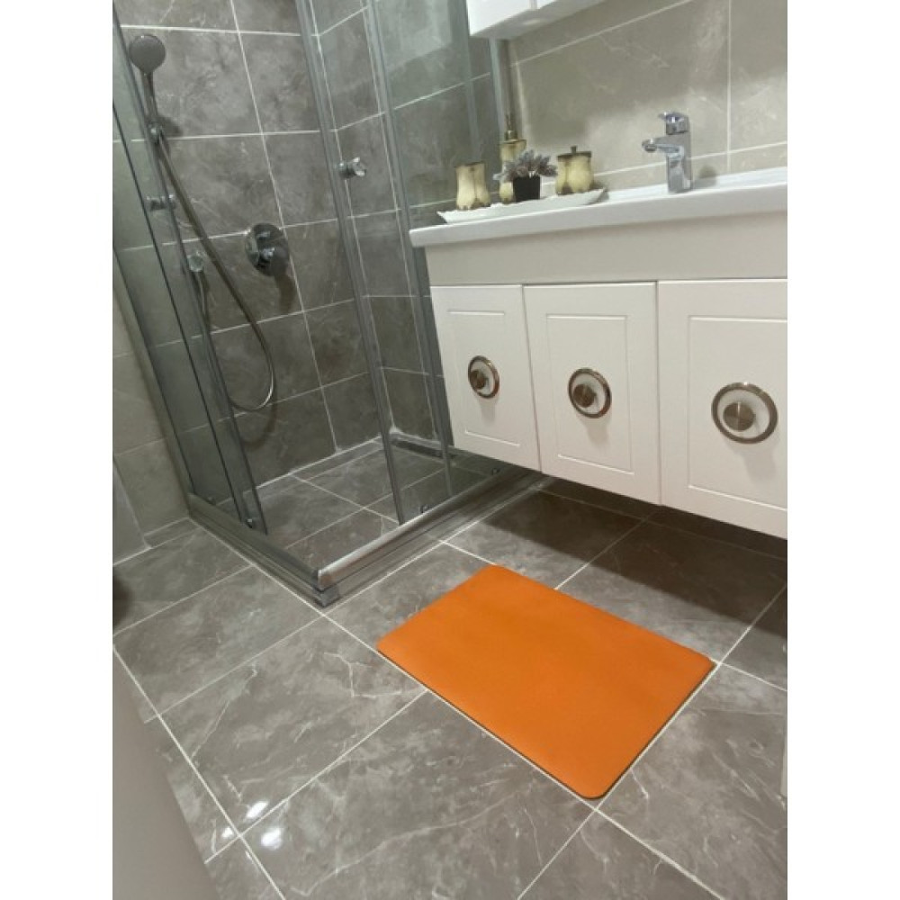 Hein Su Emici Paspas Abdest Paspası Kaymaz Taban Banyo Paspası - Turuncu Klozet Takımı Fiyatı