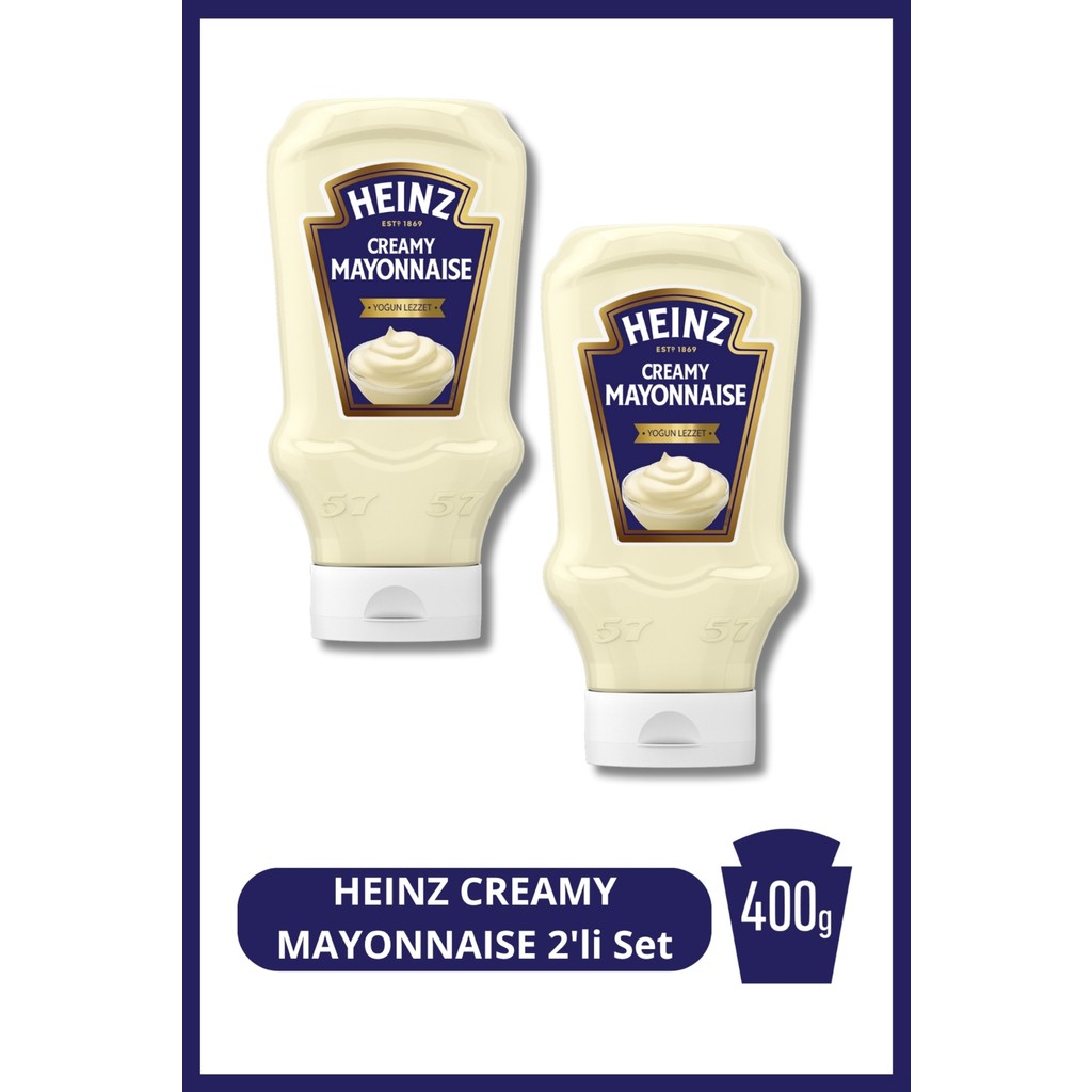 Heinz CREAMY MAYONNAISE 400g 2'li Set - 400 gr Diğer Fiyatı