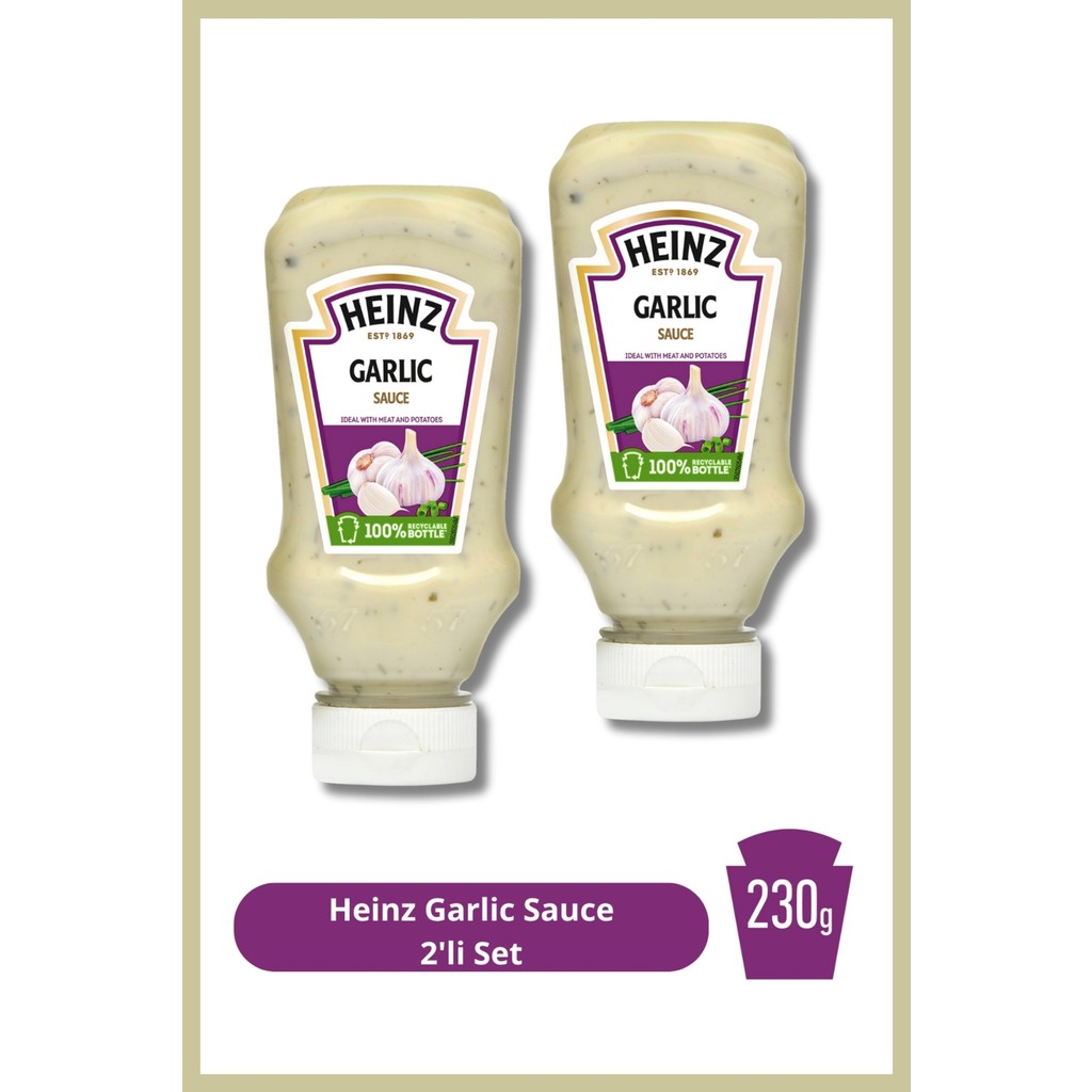 Heinz Garlic Sauce 230g 2'li Set - 230 gr Diğer Fiyatı