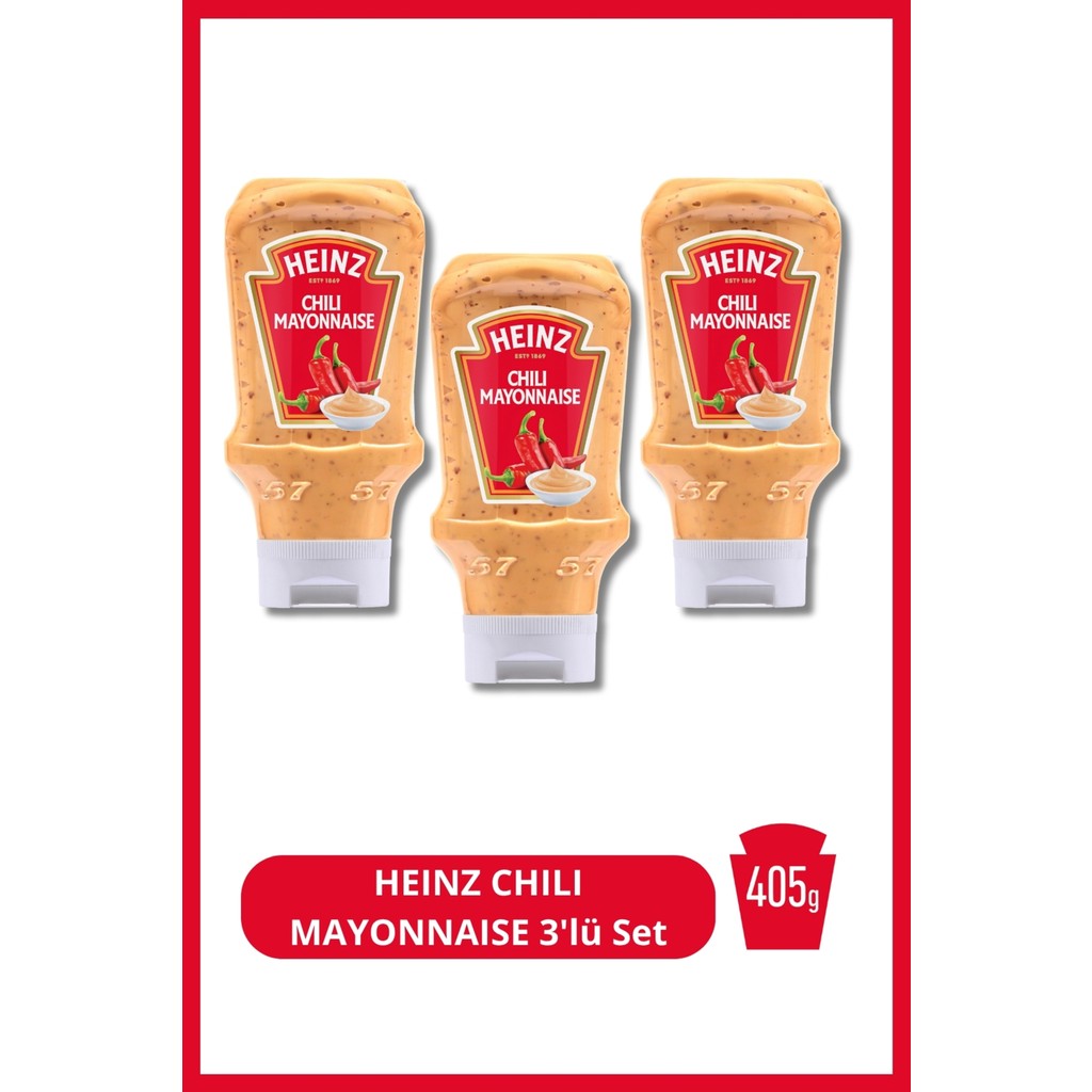 Heinz Heınz Chılı Mayonnaıse 405G 3'lü Set - 405 gr Diğer Fiyatı