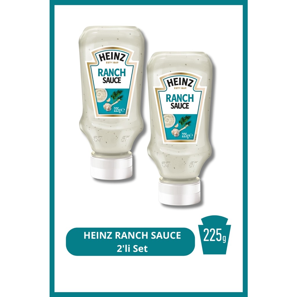 Heinz Heınz Ranch Sauce 225G 2'li Set - 225 gr Diğer Fiyatı